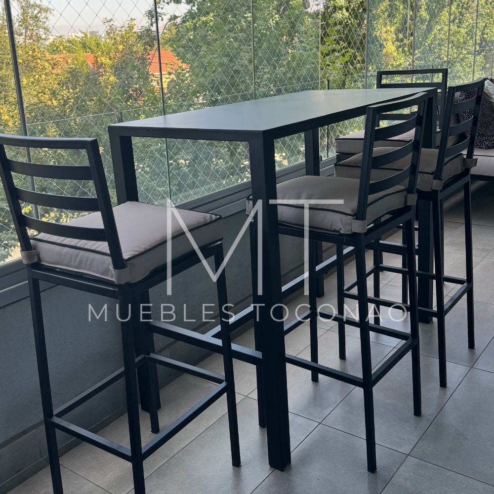 Mesa Bar - cubierta laton