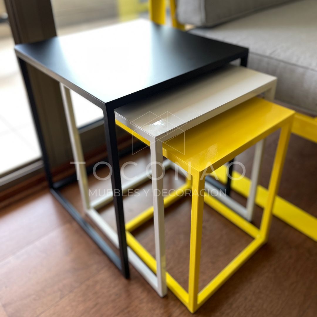 Mesa Lateral pata cubo