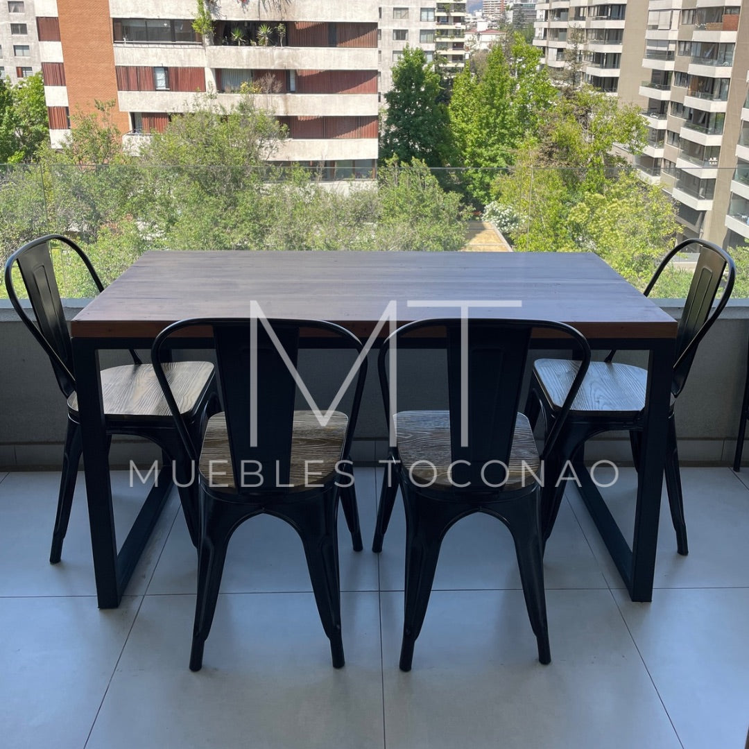 Mesa comedor cubierta roble