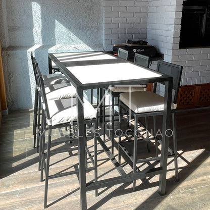 Mesa Bar - cubierta porcelanato