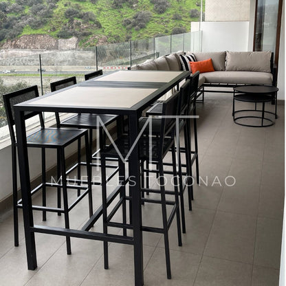 Mesa Bar - cubierta porcelanato