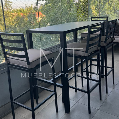 Mesa Bar - cubierta laton