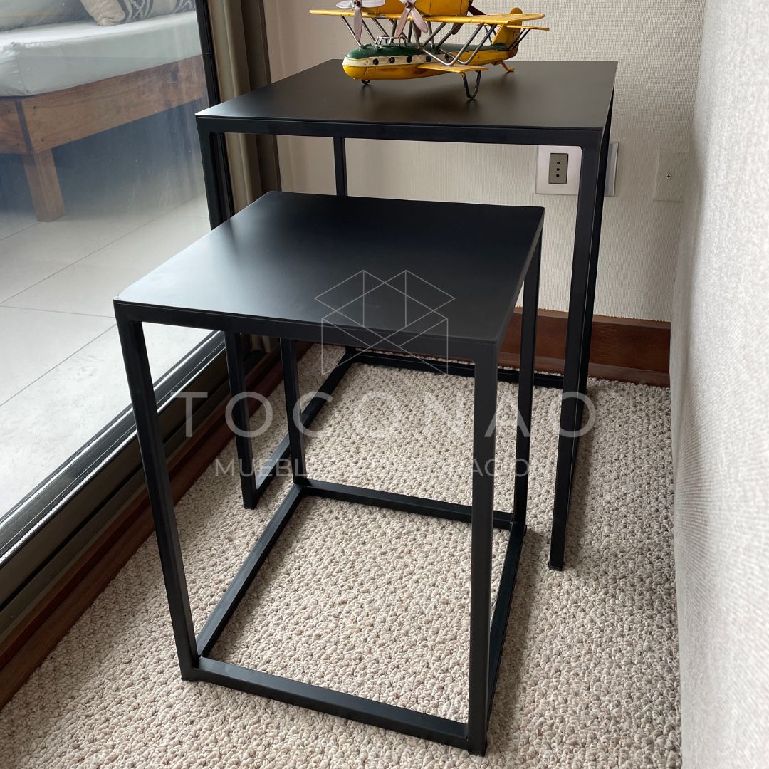 Mesa Lateral pata cubo