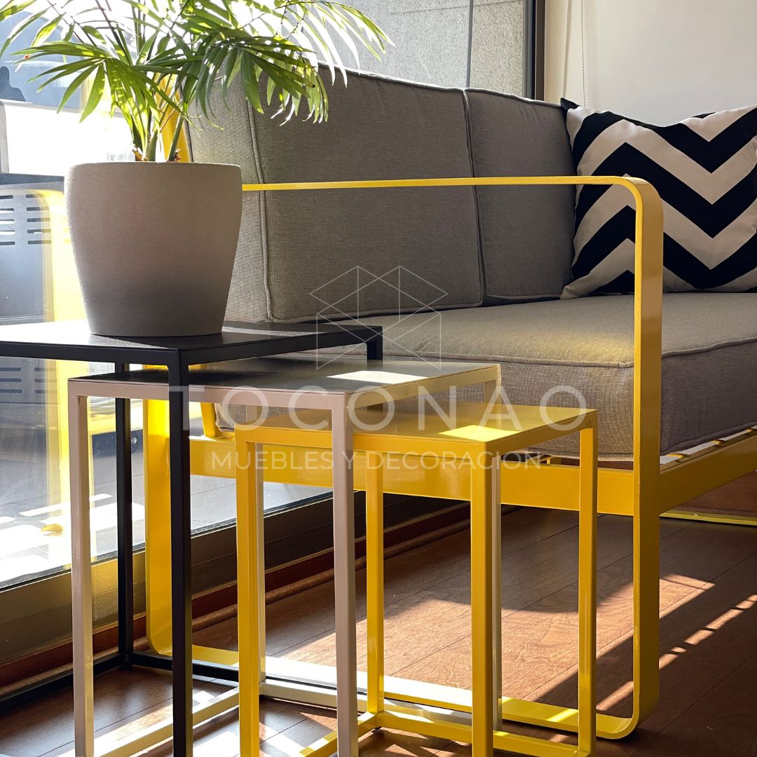 Mesa Lateral pata cubo