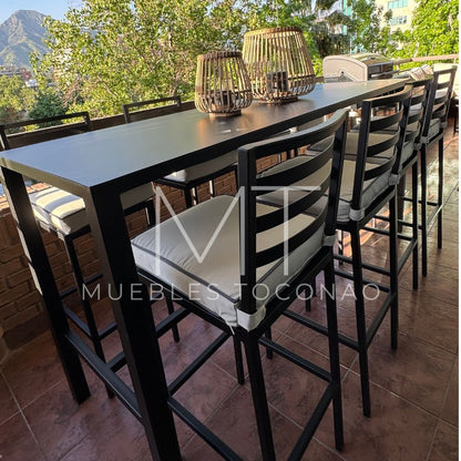 Mesa Bar - cubierta laton