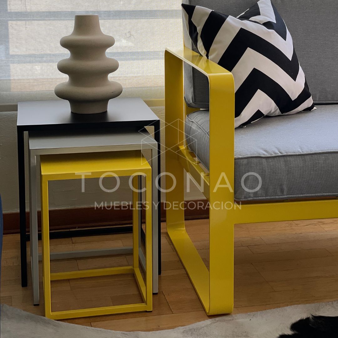 Mesa Lateral pata cubo