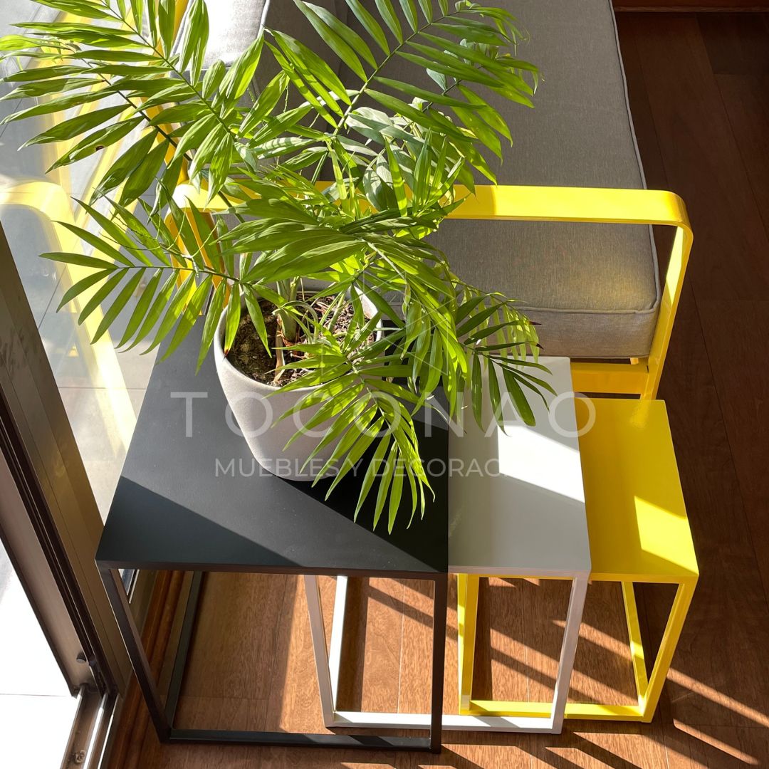 Mesa Lateral pata cubo