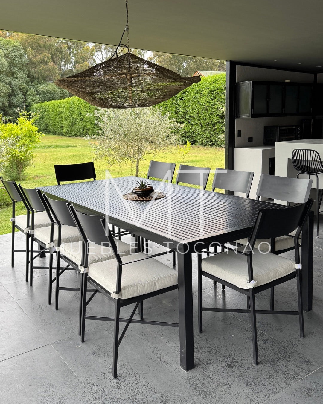 Mesa comedor - cubierta barras