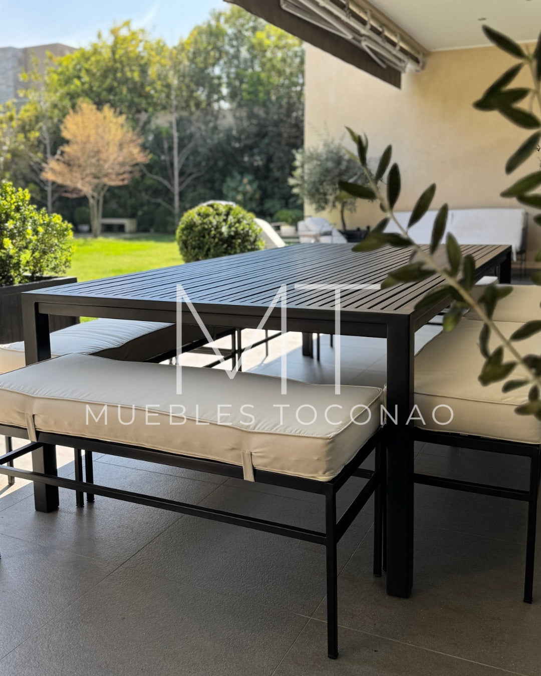 Mesa comedor - cubierta barras